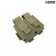 Double small grenades 40/37mm pouch ranger green warrior assault systems (w-eo-d40gp-rg)