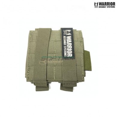 Double small grenades 40/37mm pouch ranger green warrior assault systems (w-eo-d40gp-rg)