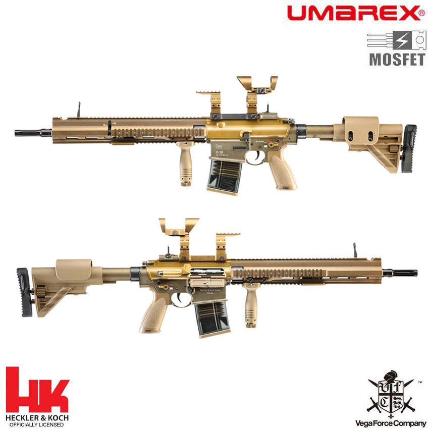 Electric rifle New Generation mosfet Hk g28 Dark Earth vfc
