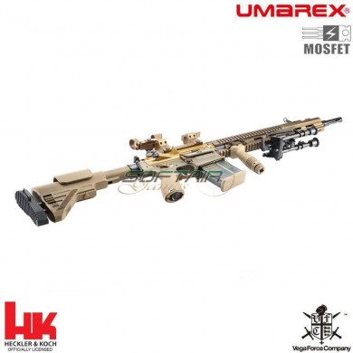 Fucile elettrico New Generation mosfet Hk g28 Dark Earth vfc Umarex (um-2.6128x)