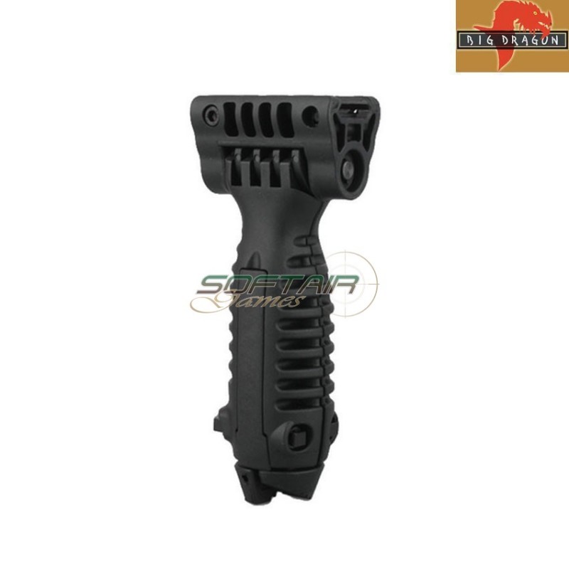 Black bipod grip big dragon (bd-0134b)