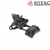 Mount elmetto l4g30 con shroud set black sotac (sg-l4g30-bk)