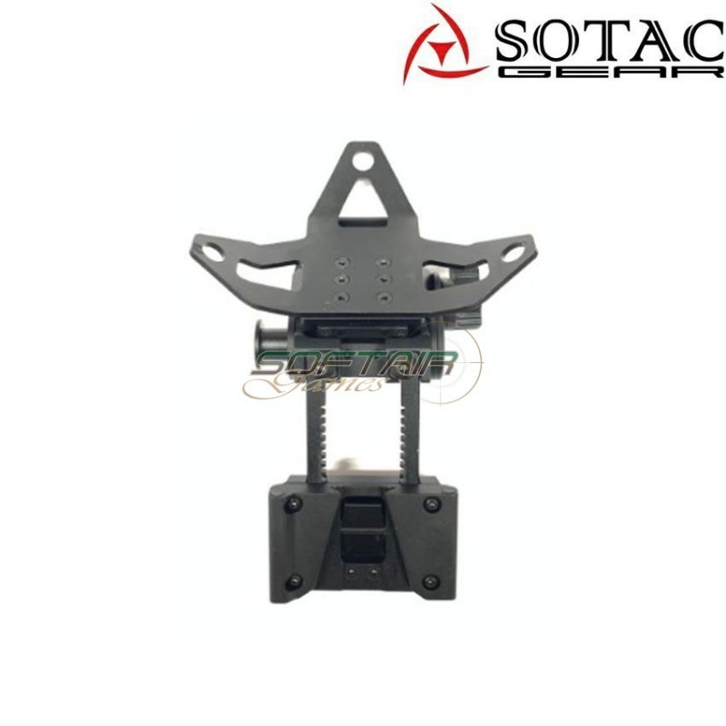 Mount helmet l4g30 with shroud set black sotac (sg-l4g30-bk)