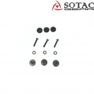 Mount helmet l4g30 with shroud set black sotac (sg-l4g30-bk)