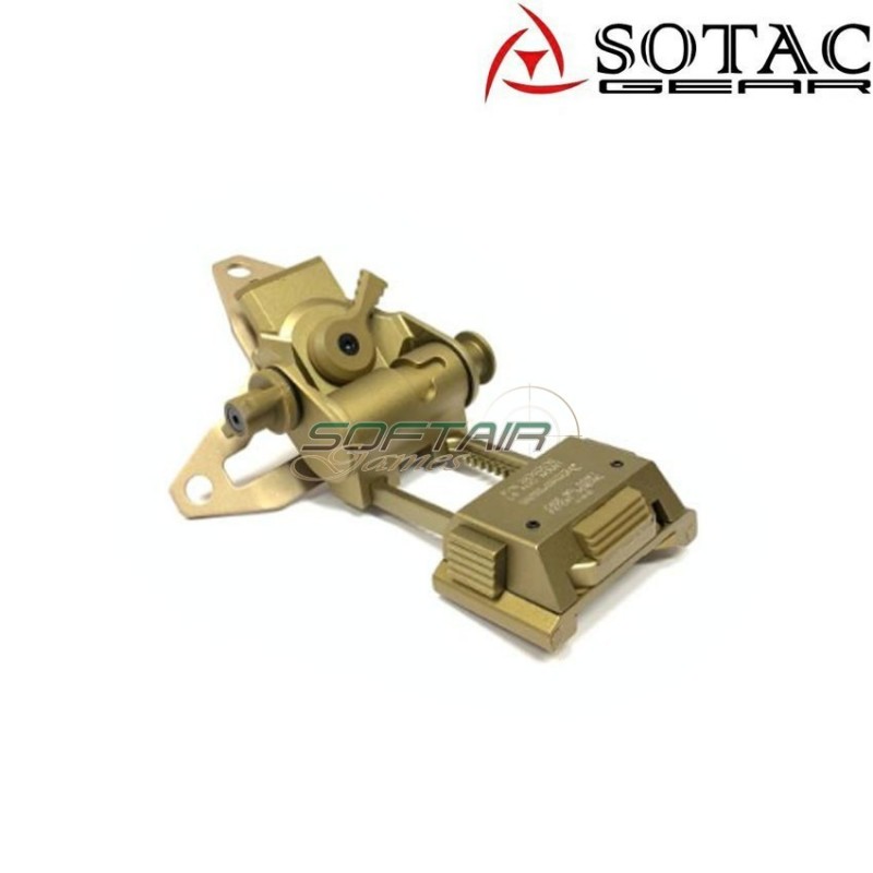 Mount elmetto l4g30 con shroud set dark earth sotac (sg-l4g30-de)