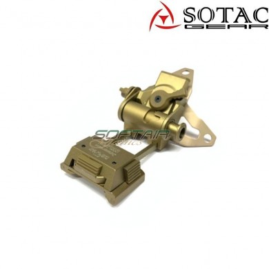 Mount elmetto l4g30 con shroud set dark earth sotac (sg-l4g30-de)