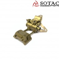 Mount elmetto l4g30 con shroud set dark earth sotac (sg-l4g30-de)