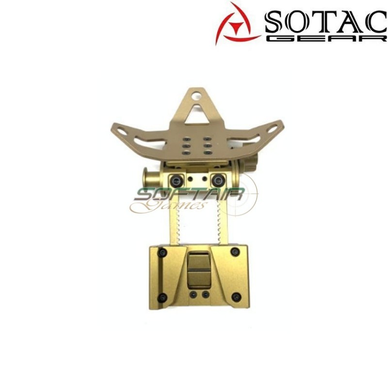 Mount elmetto l4g30 con shroud set dark earth sotac (sg-l4g30-de)