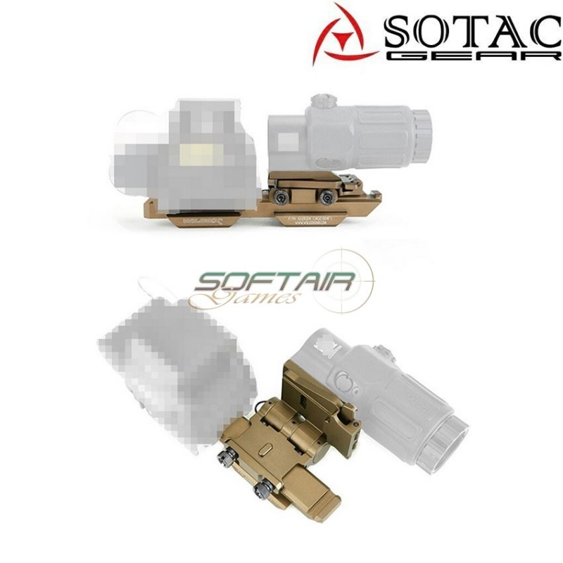 Side Flip Mount Set Wilcox Type 1 dark earth sotac (sg-jq-029-de)