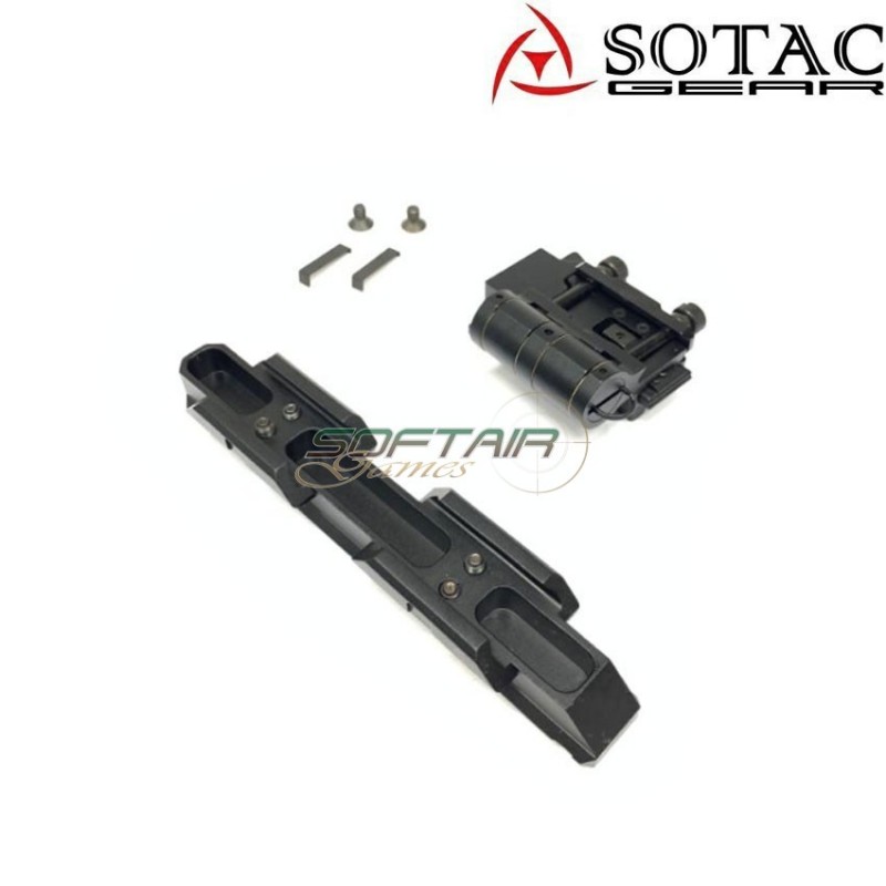 Side Flip Mount Set Wilcox Type 2 Black sotac (sg-jq-030-bk)