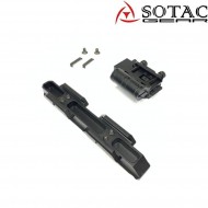 Side Flip Mount Set Wilcox Type 2 Black sotac (sg-jq-030-bk)
