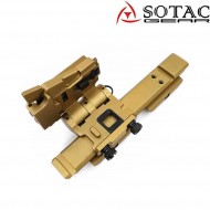 Side Flip Mount Set Wilcox Type 2 Black sotac (sg-jq-030-bk)