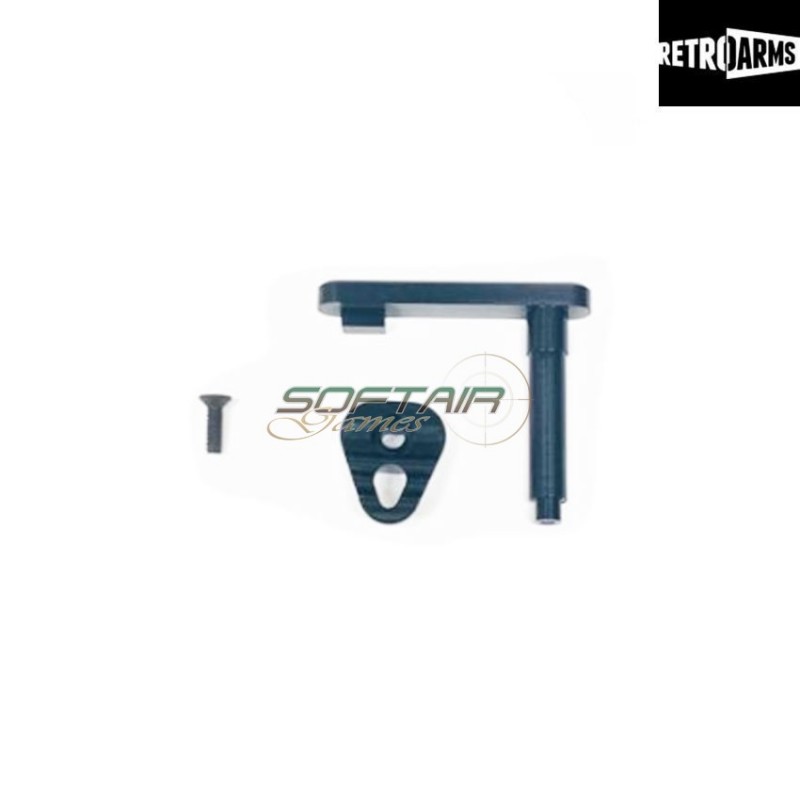 Sgancio caricatore cnc m4-b black retroarms (ra-7030)