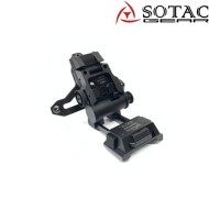 Mount elmetto l2go5 con shroud set black sotac (sg-l2go5-bk)