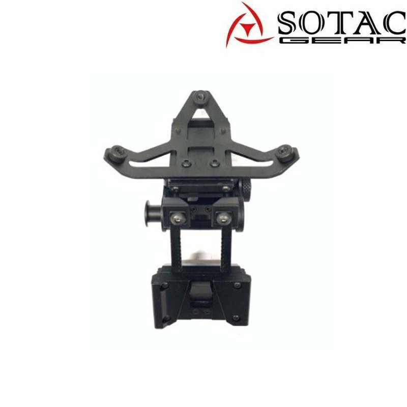 Mount elmetto l2go5 con shroud set black sotac (sg-l2go5-bk)