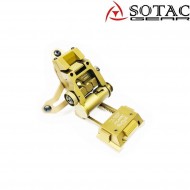 Mount elmetto l2go5 con shroud set dark earth sotac (sg-l2go5-de)