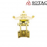 Mount helmet l2go5 with shroud set dark earth sotac (sg-l2go5-de)