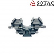 Mount elmetto pvs bridge black sotac (sg-sm-2-bk)