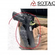 Fondina rigida black sf style rd multiuso per pistola con torcia sotac (sg-qt-003-bk)