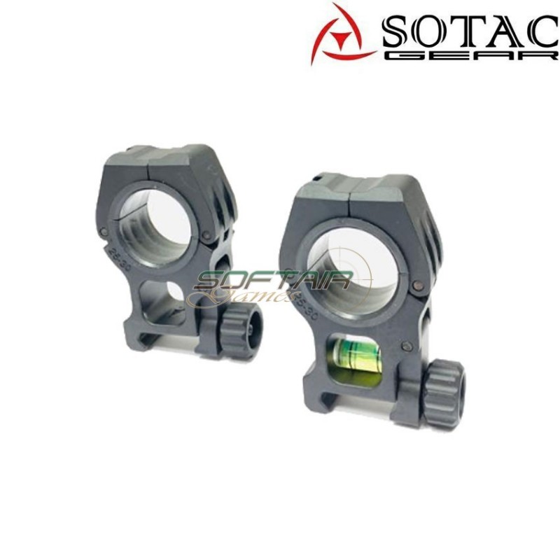 Double ring black m10 for scope sotac (sg-jq-007-bk)