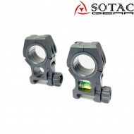 Double ring black m10 for scope sotac (sg-jq-007-bk)