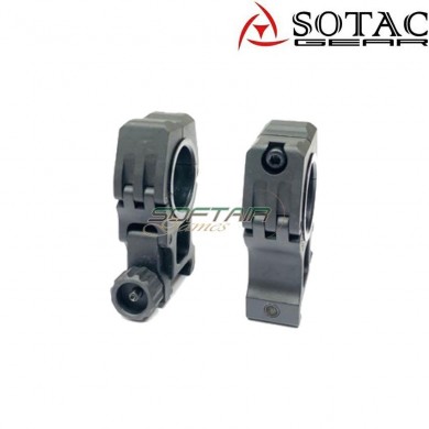 Double ring black m10 for scope sotac (sg-jq-007-bk)