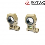 Double ring dark earth m10 for scope sotac (sg-jq-008-de)