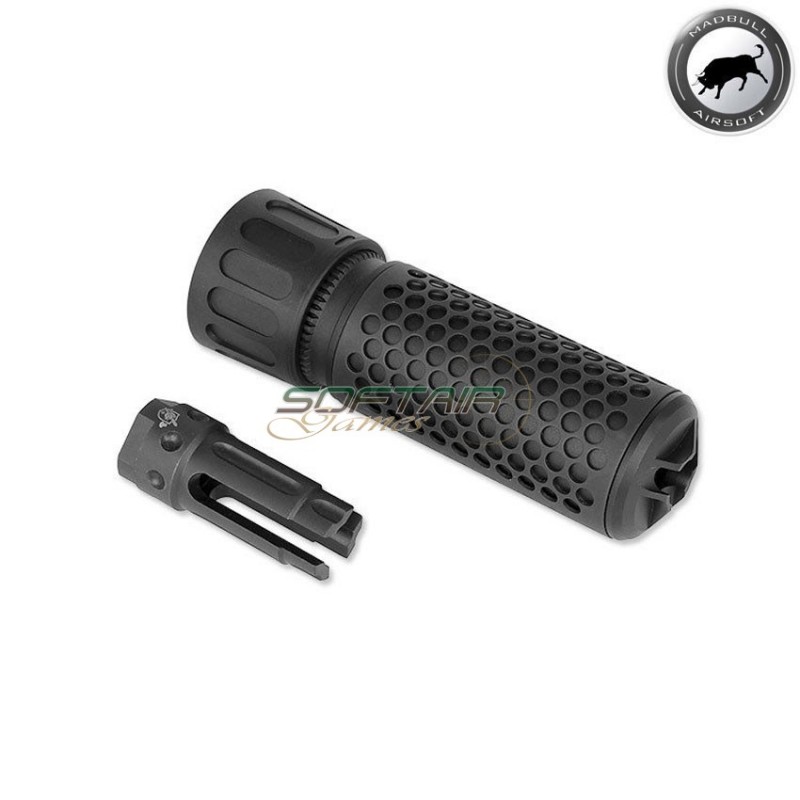 Silencer kac qdc cqb black 14mm ccw madbull (mb-kac-qdc-cqb-be)