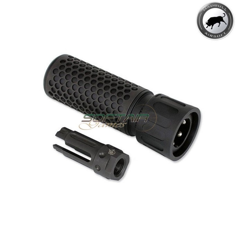 Silencer kac qdc cqb black 14mm ccw madbull (mb-kac-qdc-cqb-be)