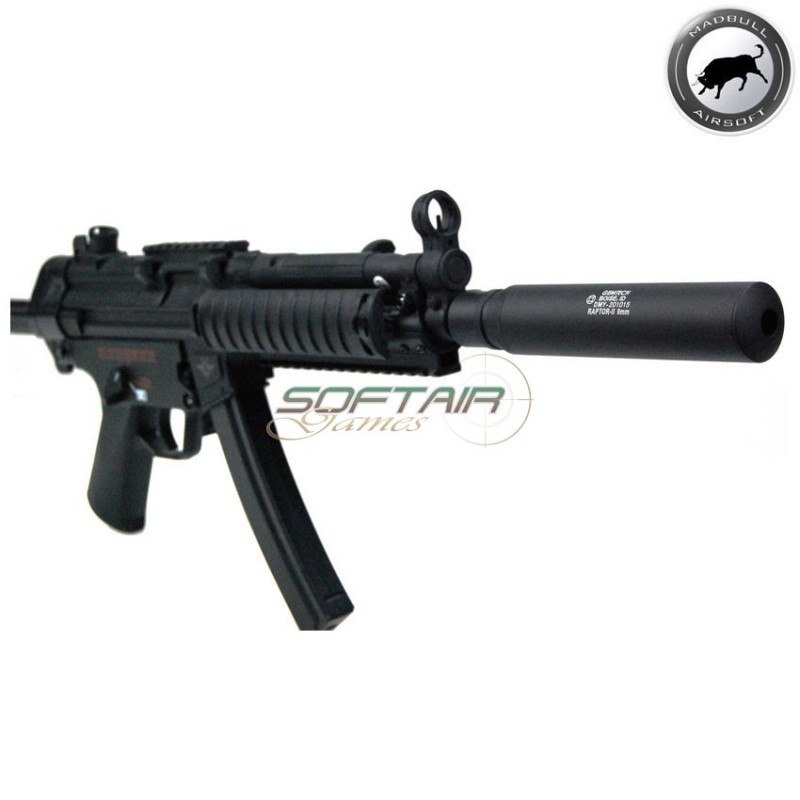 Silenziatore gemtech raptor II black per mp5 madbull (mb-raptorii)