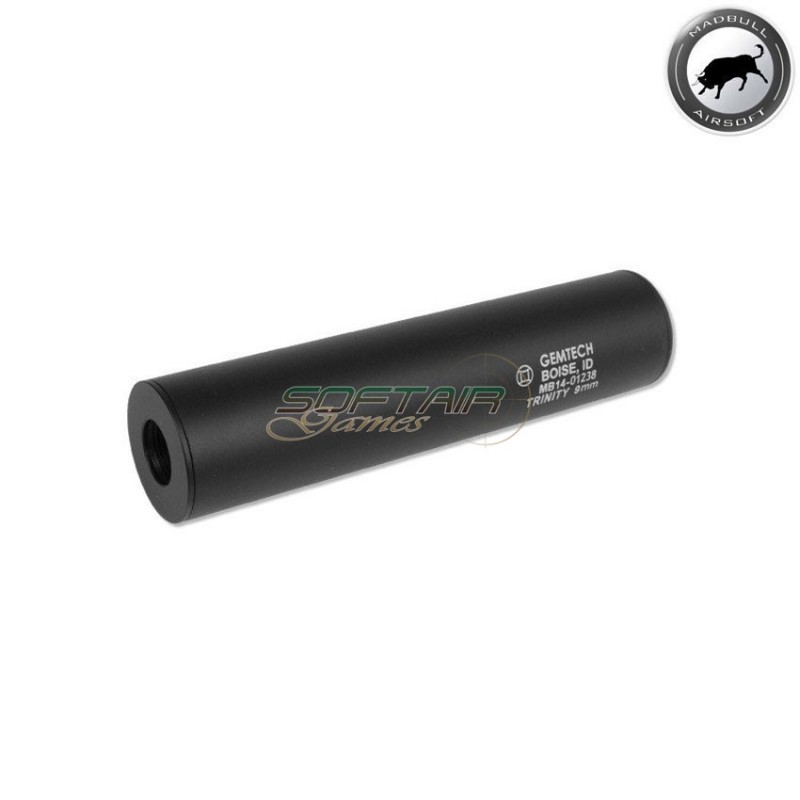 Gemtech trinity silencer 9mm black 14mm ccw madbull (mb-gttrinity ...