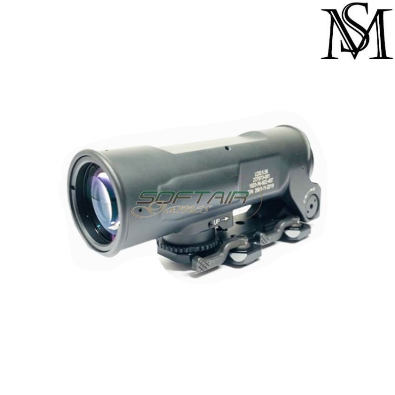 Ottica sfov4 dr3 4x black milsim series (ms-4x-dr3-bk)