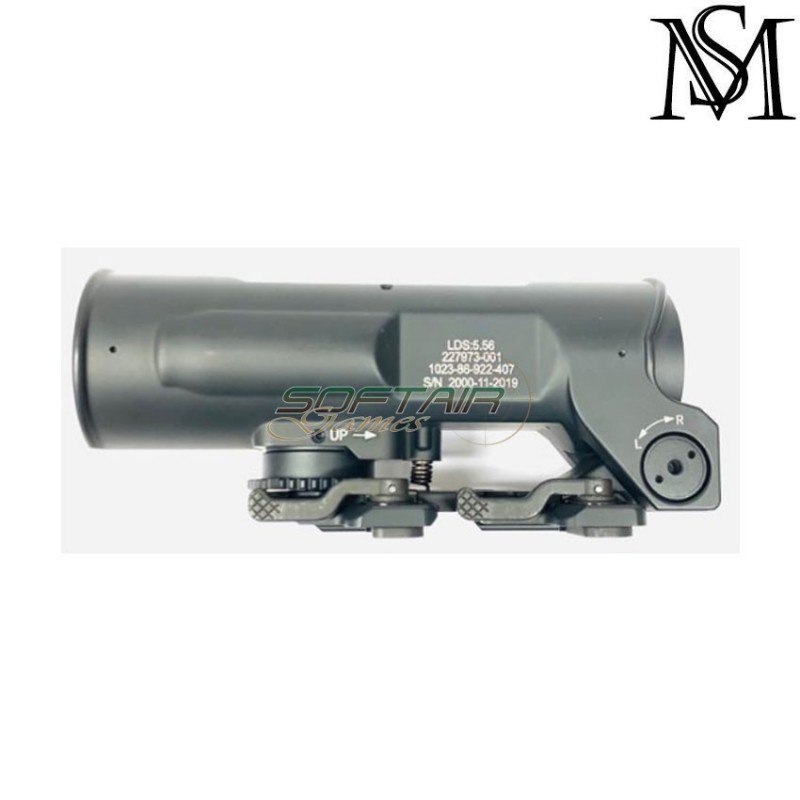 Ottica sfov4 dr3 4x black milsim series (ms-4x-dr3-bk)