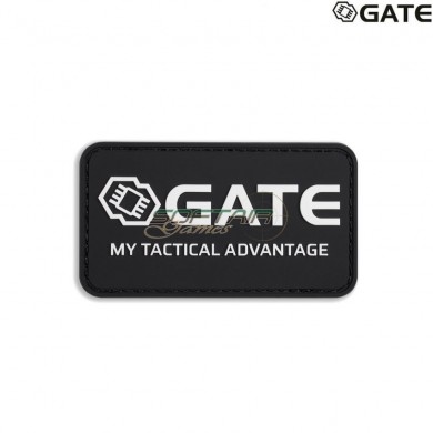 Patch 3d Pvc Black my tactical advantage Gate (gate-gate-p2)