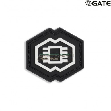 Patch 3d Pvc Black mini logo Gate (gate-gat-p3)