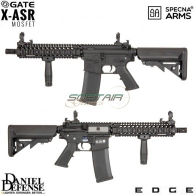 Electric Rifle Daniel Defense® Sa-e19 Edge™ Mk18 Mod1 Carbine Replica Black Specna Arms® (spe-01-029641)