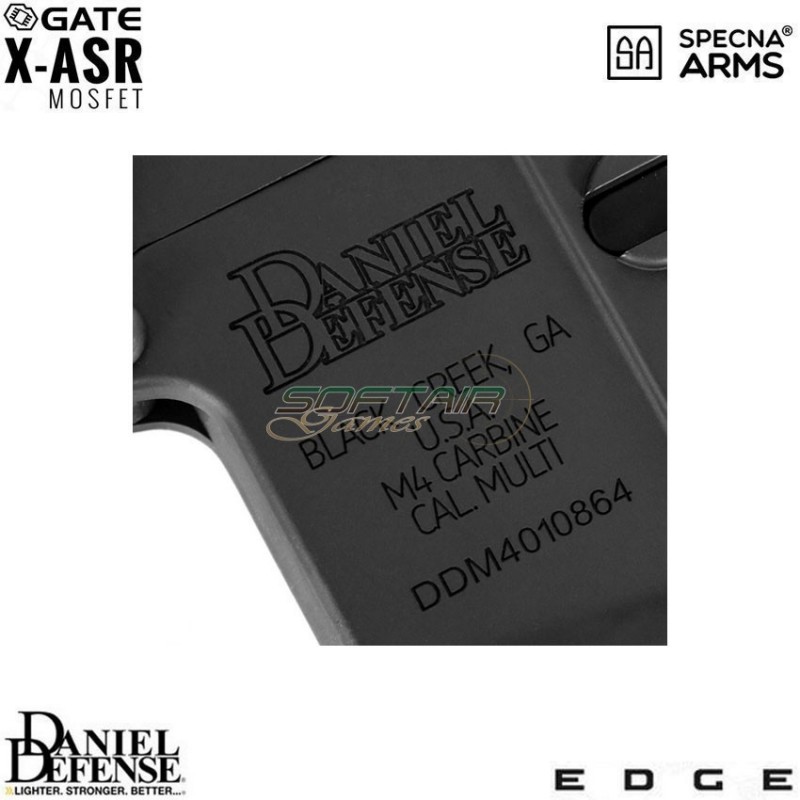 Fucile Elettrico Daniel Defense® Sa-e19 Edge™ Mk18 Mod1 Hal Etu Black Specna Arms® (spe-01-041343)