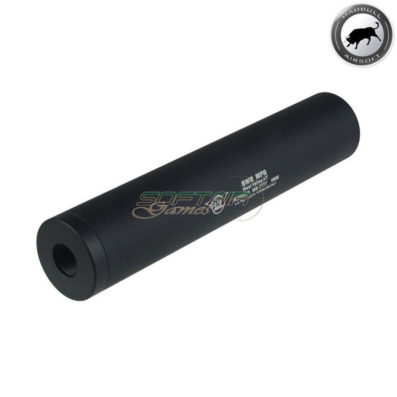 SWR 14mm ccw Barrel Extension 6 3/4'' TRIDENT9 black madbull (mb-swrbe-tri9)