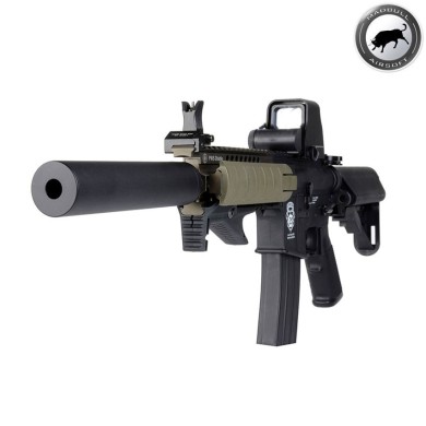 SWR 14mm ccw silenziatore 6 3/4'' TRIDENT9 black madbull (mb-swrbe-tri9)