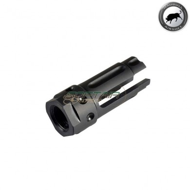 Knight's Armament spegnifiamma QDC 3-prong 14mm CCW black madbull (mb-kaa-fh01-cc-ccw)