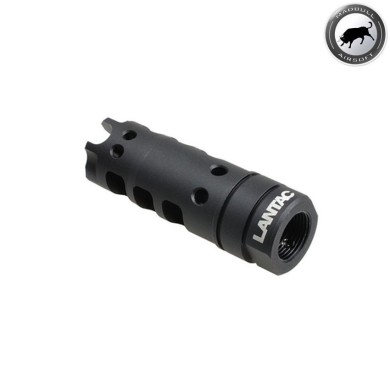 LANTAC licensed Dragon flash hider 14mm CW black madbull (mb-lan-dra-com-cw)