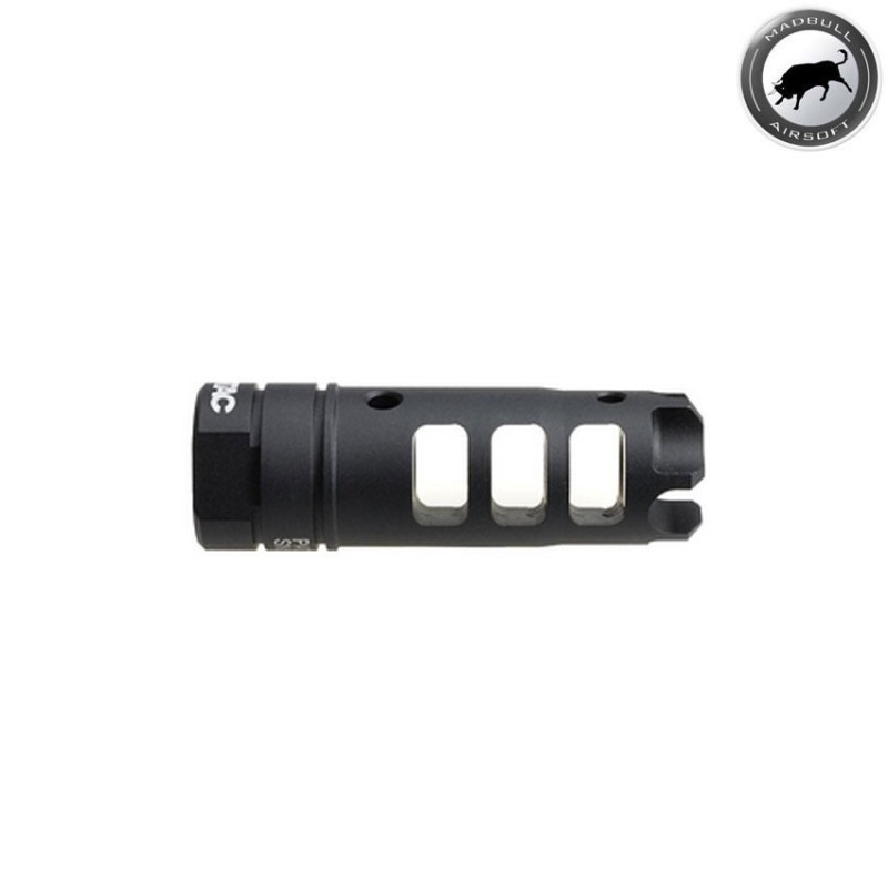 LANTAC licensed Dragon flash hider 14mm CW black madbull (mb-lan-dra-com-cw)