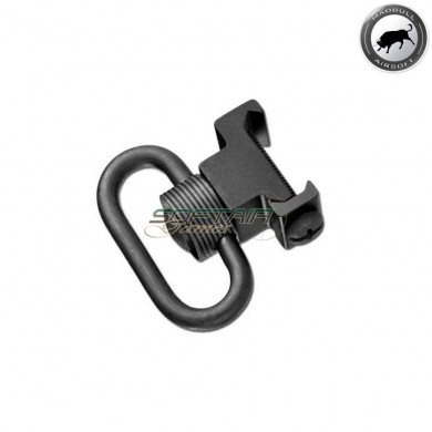 Anello cinghia black qd per weaver rail madbull (mb-sa-03)