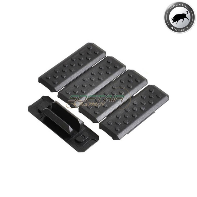 Set 5 pezzi strike industries V.1 LC cover black madbull (mb-si-mk-v1-bk)