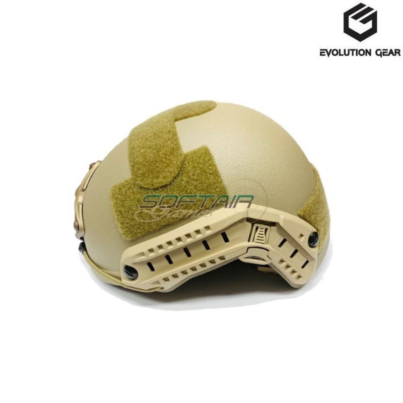 High Cut Helmet Dark Earth Evolution Gear® (evg-502-de)