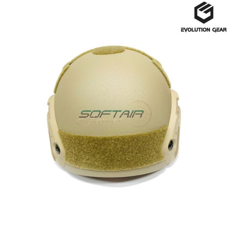 High Cut Helmet Dark Earth Evolution Gear® (evg-502-de)