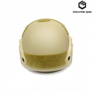 High Cut Helmet Dark Earth Evolution Gear® (evg-502-de)
