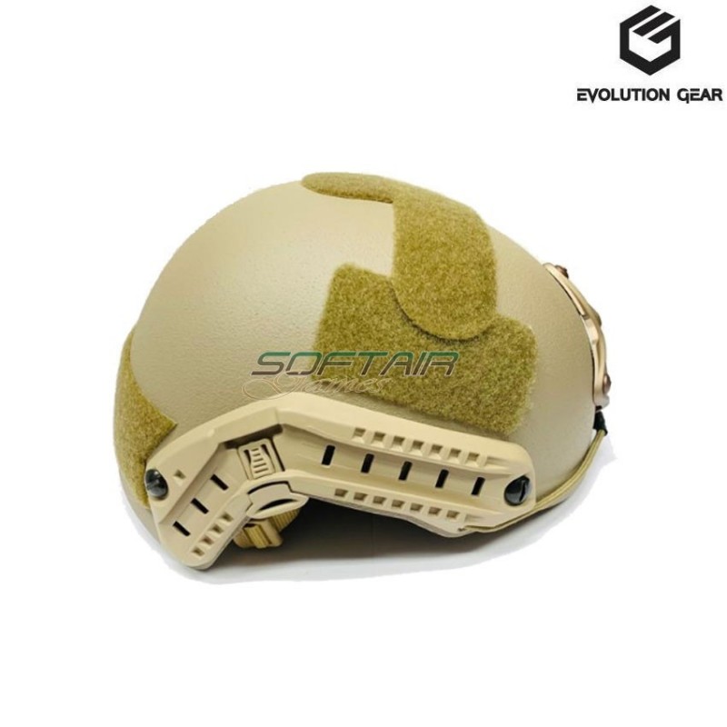 High Cut Helmet Dark Earth Evolution Gear® (evg-502-de)