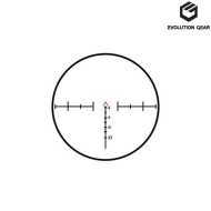 Acog black tri style 4x32 c/red fiber evolution gear® (EVG-025AC-RED)