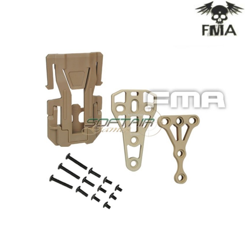 Trifecta connection auxiliary dark earth per molle fma (fma-tb1041-de)